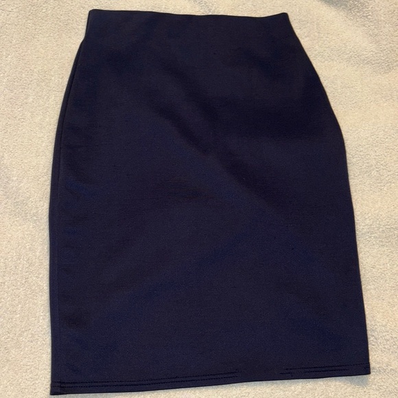 Twinth Navy Blue Pencil Skirt Size Small - Picture 3 of 12